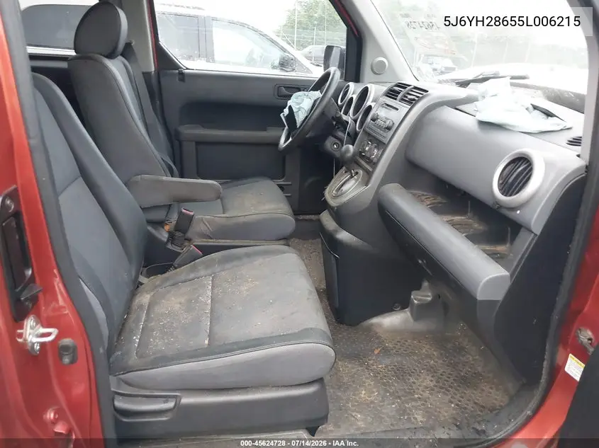 2005 Honda Element Ex VIN: 5J6YH28655L006215 Lot: 45624728