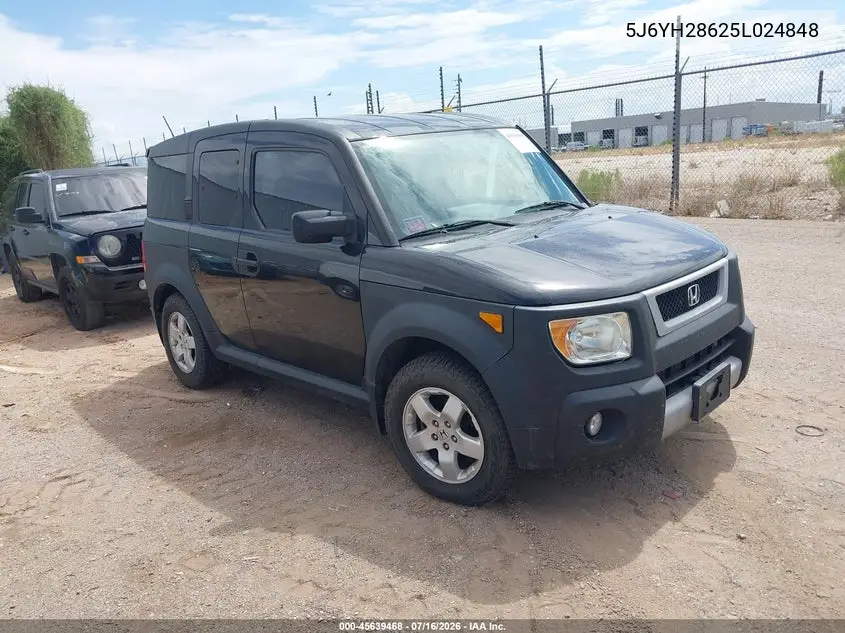 2005 Honda Element Ex VIN: 5J6YH28625L024848 Lot: 45639468