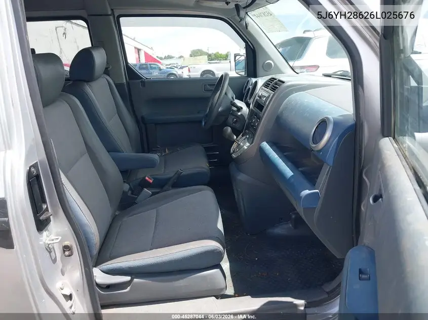 2006 Honda Element Ex VIN: 5J6YH28626L025676 Lot: 45287044