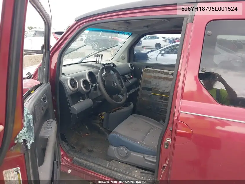 2006 Honda Element Ex-P VIN: 5J6YH18796L001524 Lot: 45387618