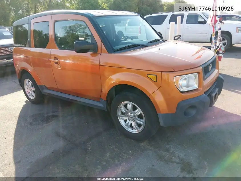 2006 Honda Element Ex-P VIN: 5J6YH17746L010925 Lot: 45459820