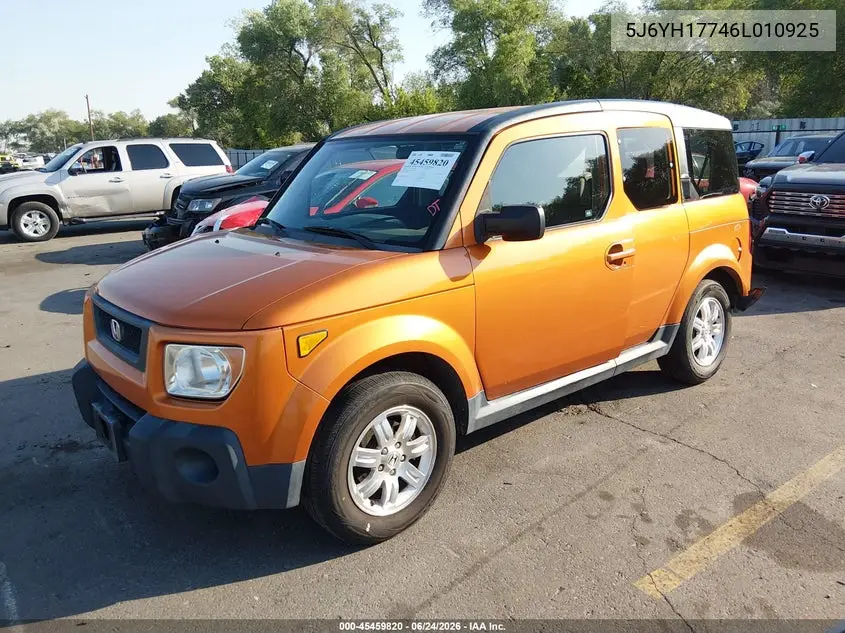 2006 Honda Element Ex-P VIN: 5J6YH17746L010925 Lot: 45459820