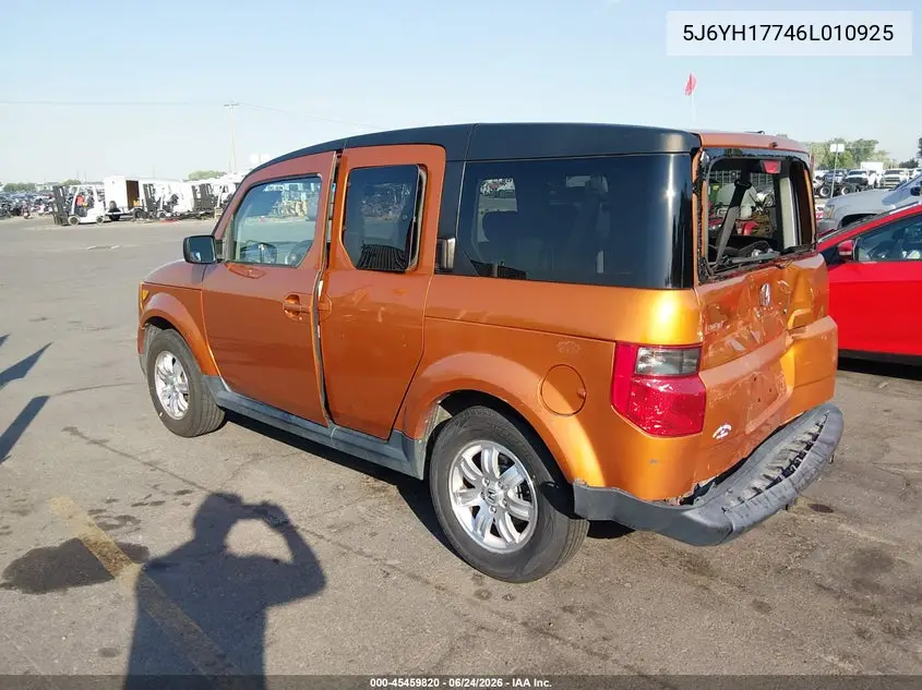 2006 Honda Element Ex-P VIN: 5J6YH17746L010925 Lot: 45459820