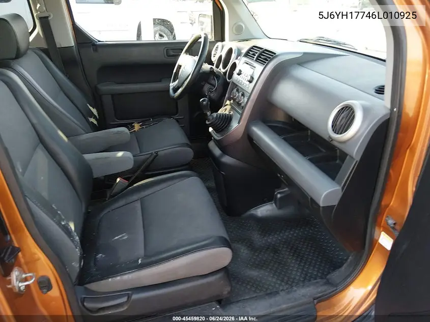 2006 Honda Element Ex-P VIN: 5J6YH17746L010925 Lot: 45459820