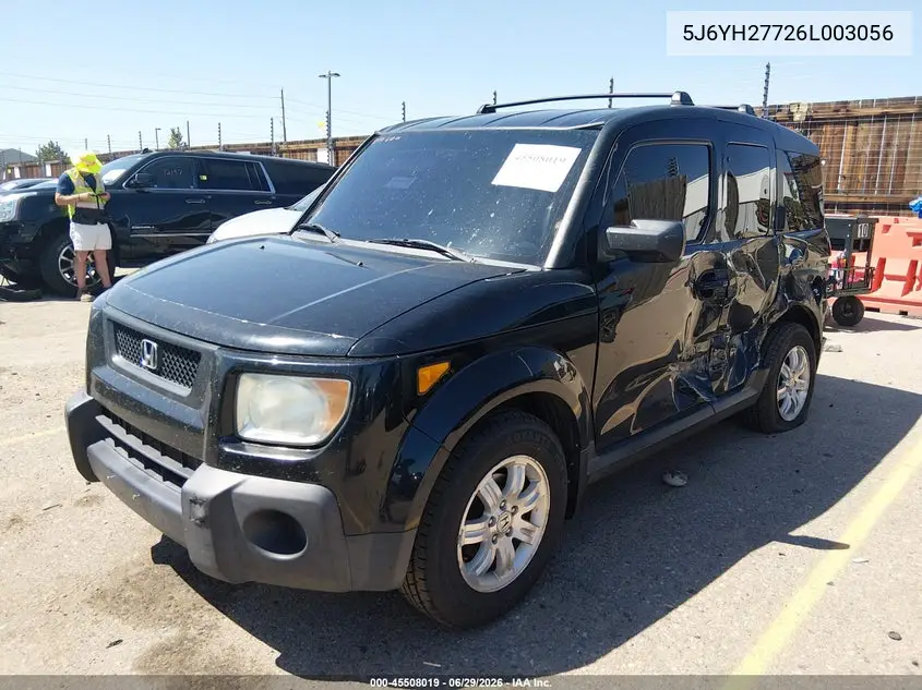 2006 Honda Element Ex-P VIN: 5J6YH27726L003056 Lot: 45508019