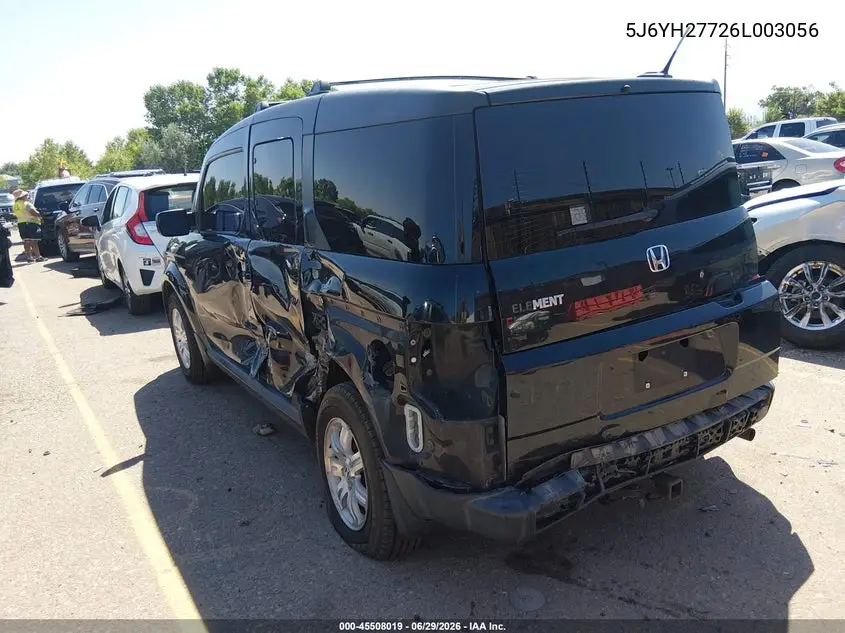 2006 Honda Element Ex-P VIN: 5J6YH27726L003056 Lot: 45508019