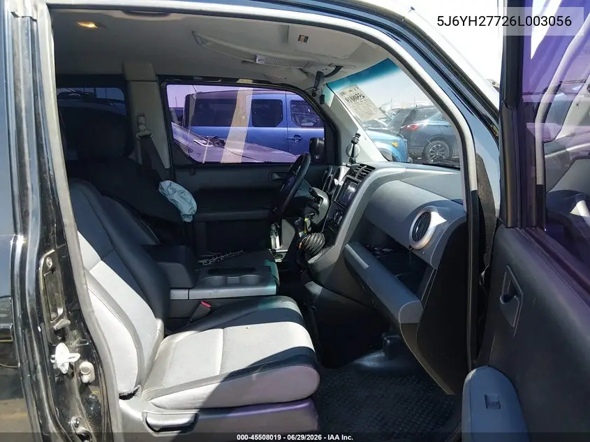 2006 Honda Element Ex-P VIN: 5J6YH27726L003056 Lot: 45508019