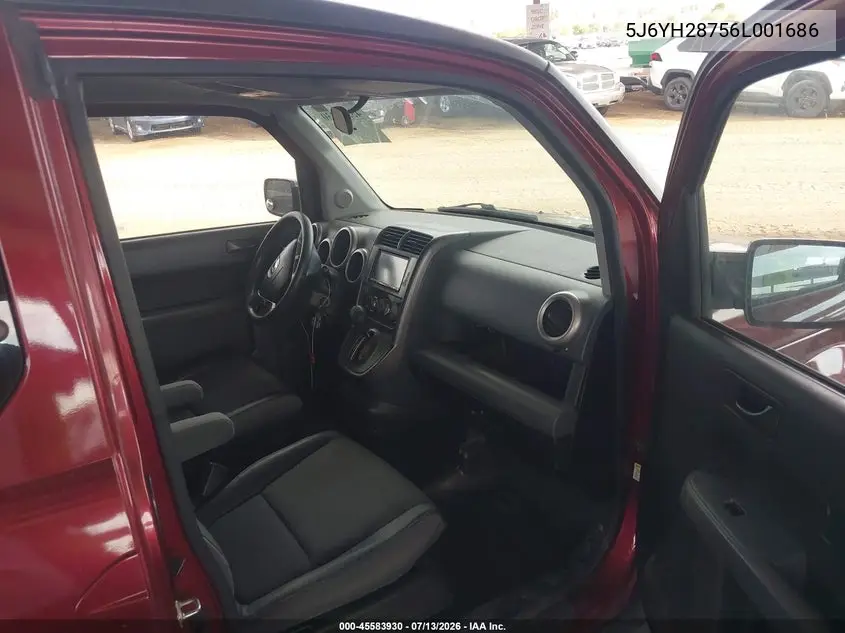2006 Honda Element Ex-P VIN: 5J6YH28756L001686 Lot: 45583930