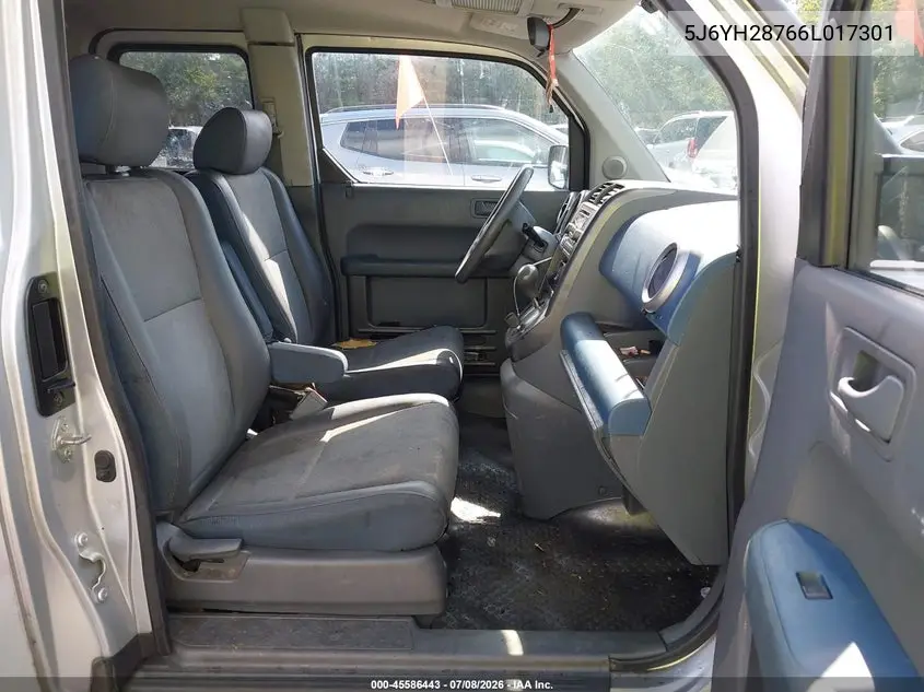 2006 Honda Element Ex-P VIN: 5J6YH28766L017301 Lot: 45586443