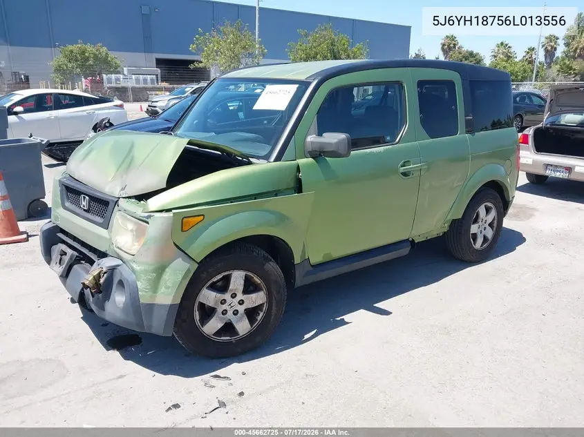 2006 Honda Element Ex-P VIN: 5J6YH18756L013556 Lot: 45662725