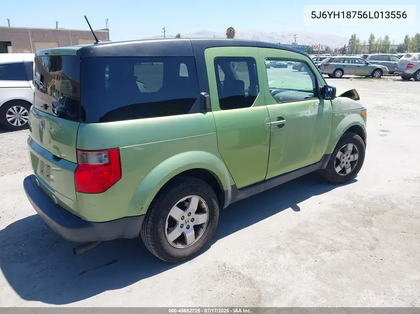 2006 Honda Element Ex-P VIN: 5J6YH18756L013556 Lot: 45662725