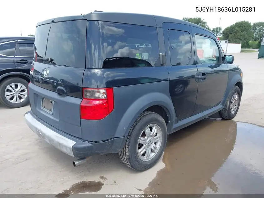 2006 Honda Element Ex VIN: 5J6YH18636L015281 Lot: 45667742