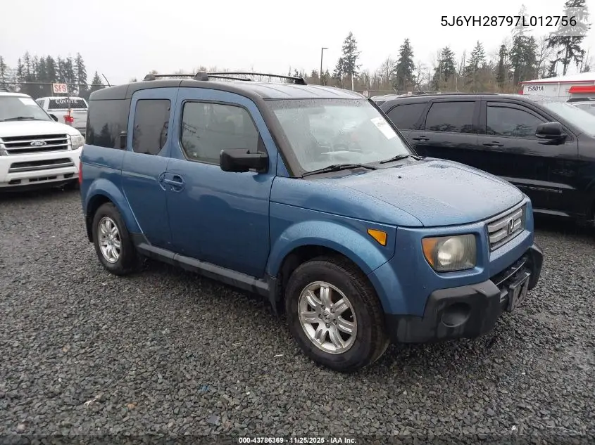 5J6YH28797L012756 2007 Honda Element Ex