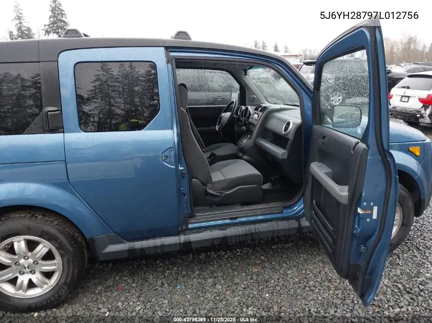 5J6YH28797L012756 2007 Honda Element Ex