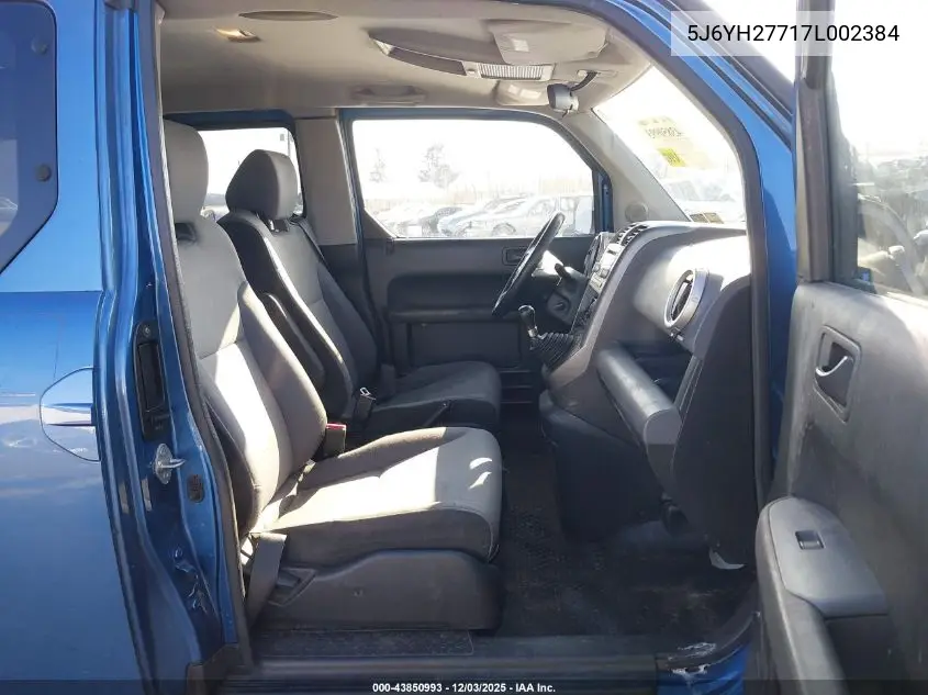 5J6YH27717L002384 2007 Honda Element Ex