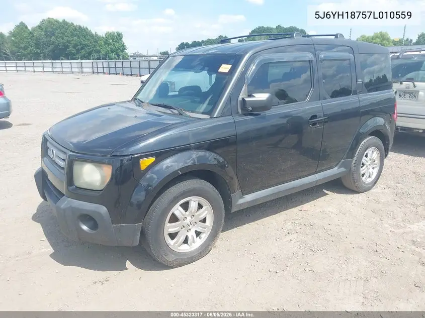 2007 Honda Element Ex VIN: 5J6YH18757L010559 Lot: 45323317