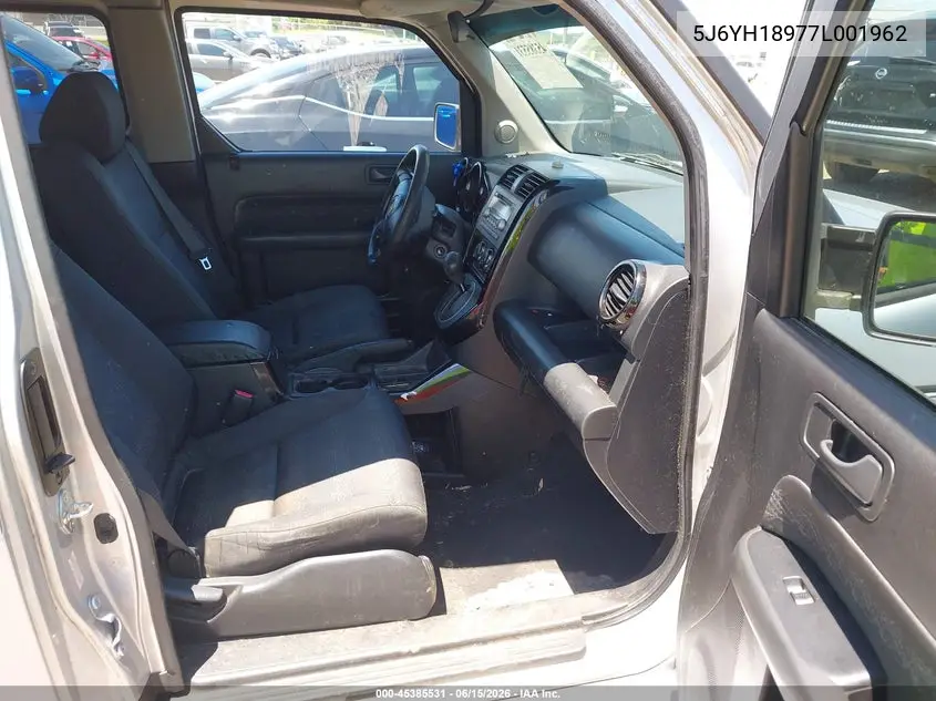 2007 Honda Element Sc VIN: 5J6YH18977L001962 Lot: 45385531