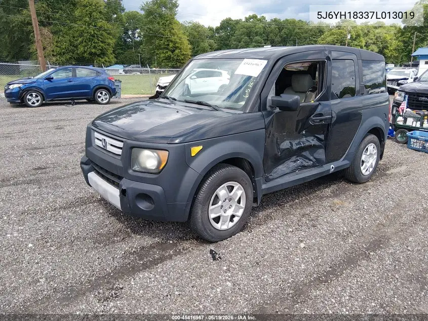 2007 Honda Element Lx VIN: 5J6YH18337L013019 Lot: 45416967