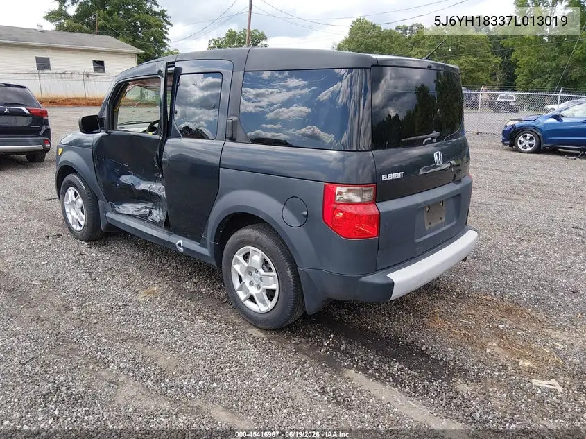 2007 Honda Element Lx VIN: 5J6YH18337L013019 Lot: 45416967