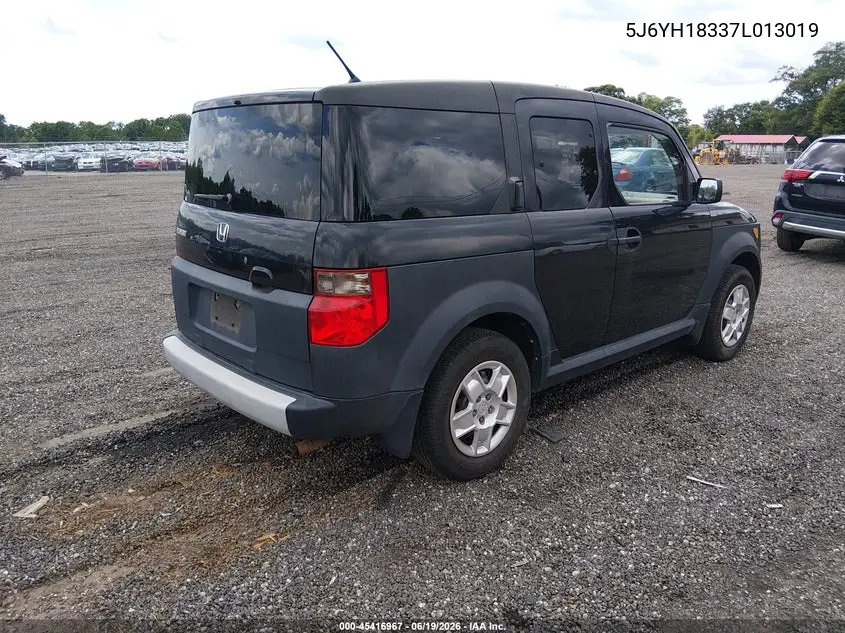 2007 Honda Element Lx VIN: 5J6YH18337L013019 Lot: 45416967