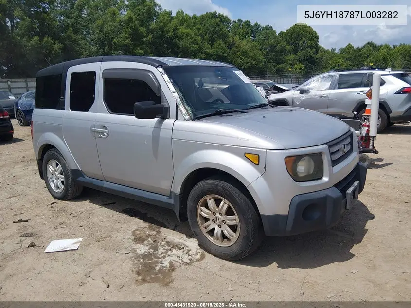2007 Honda Element Ex VIN: 5J6YH18787L003282 Lot: 45431920