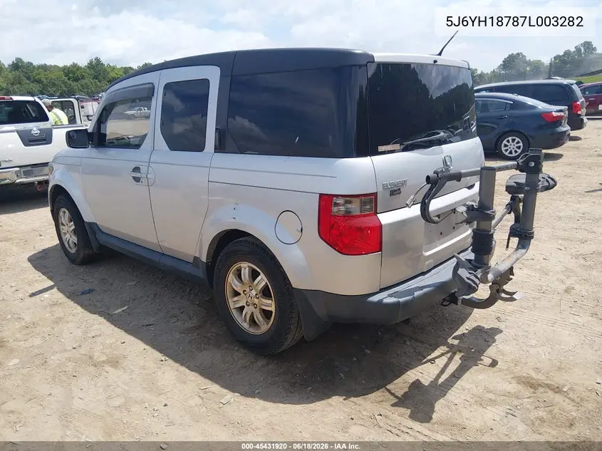 2007 Honda Element Ex VIN: 5J6YH18787L003282 Lot: 45431920
