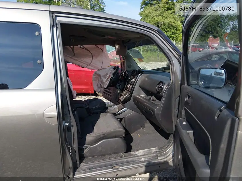 2007 Honda Element Sc VIN: 5J6YH18937L000730 Lot: 45475871