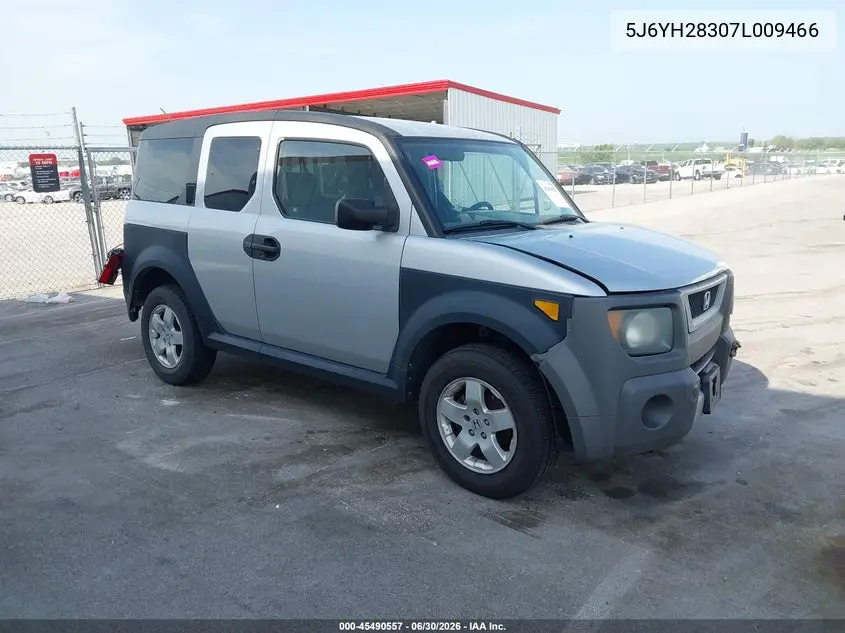 2007 Honda Element Lx VIN: 5J6YH28307L009466 Lot: 45490557