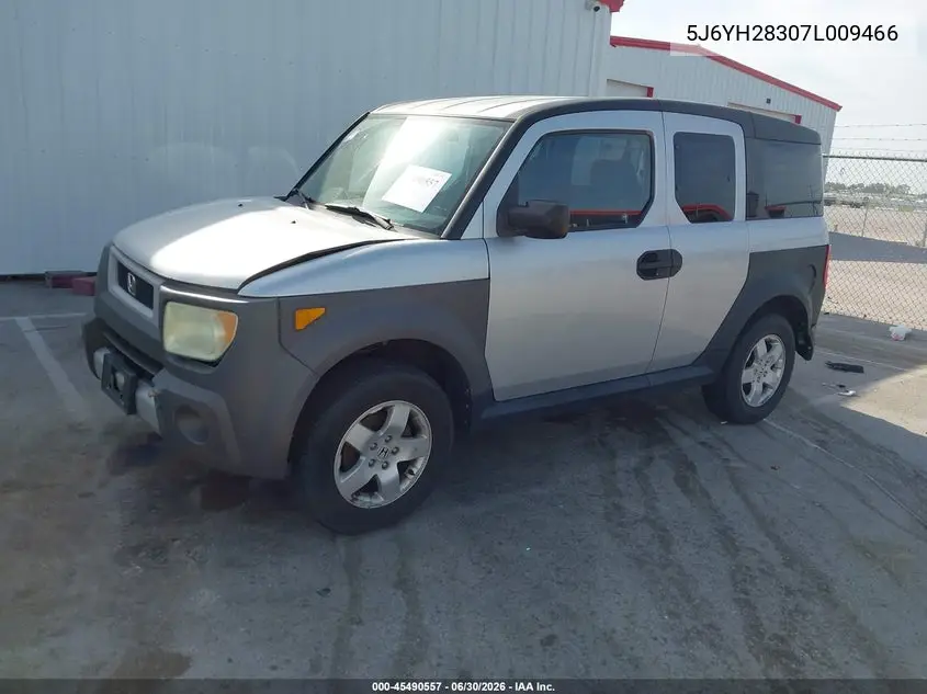 2007 Honda Element Lx VIN: 5J6YH28307L009466 Lot: 45490557