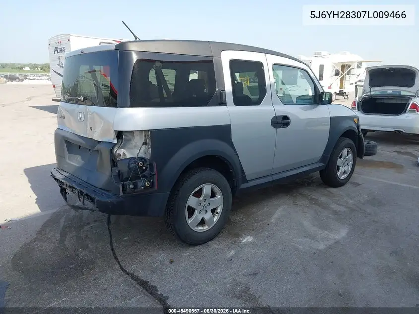2007 Honda Element Lx VIN: 5J6YH28307L009466 Lot: 45490557