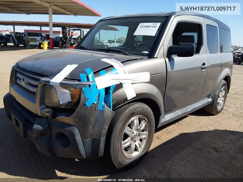 2007 Honda Element Ex VIN: 5J6YH18737L009717 Lot: 45588110
