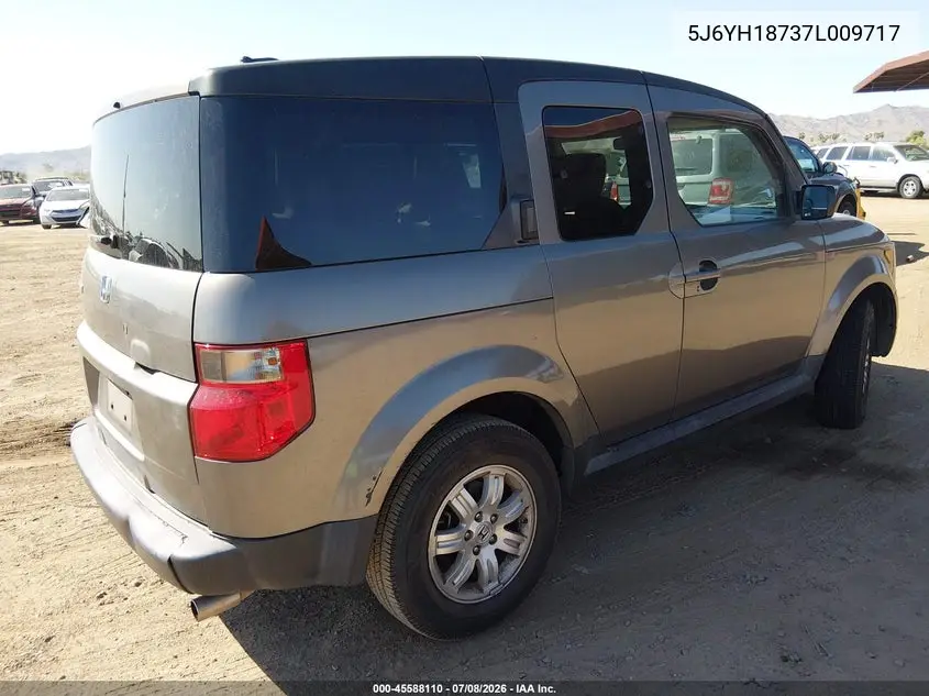 2007 Honda Element Ex VIN: 5J6YH18737L009717 Lot: 45588110