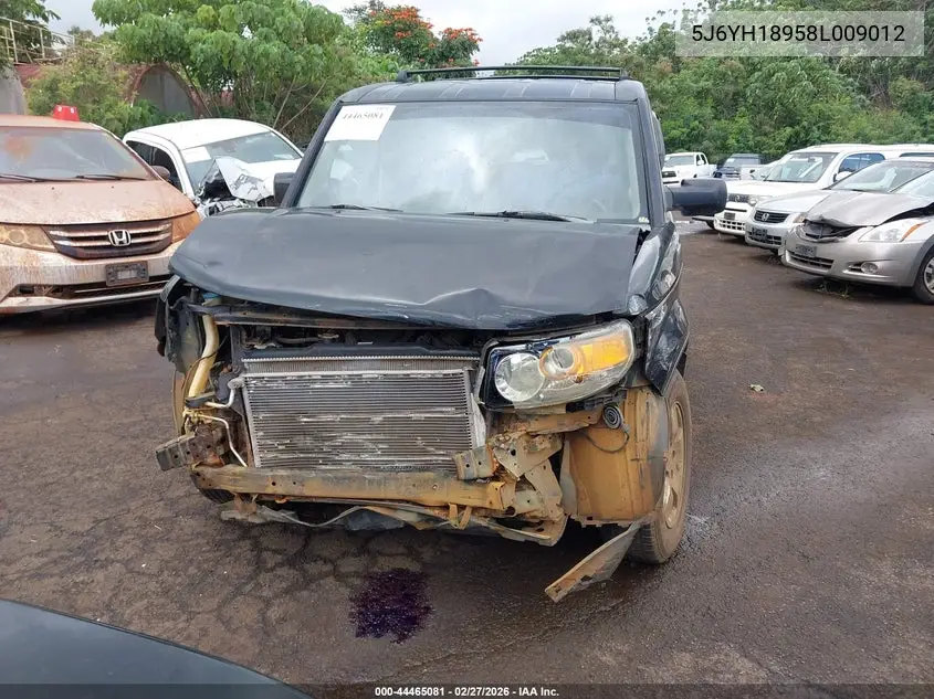 2008 Honda Element Sc VIN: 5J6YH18958L009012 Lot: 44465081