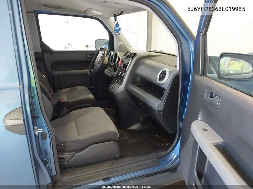 2008 Honda Element Lx VIN: 5J6YH28368L019985 Lot: 45220006