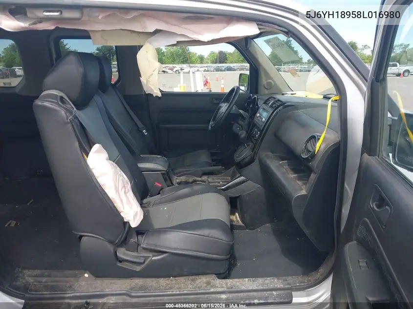 2008 Honda Element Sc VIN: 5J6YH18958L016980 Lot: 45366202