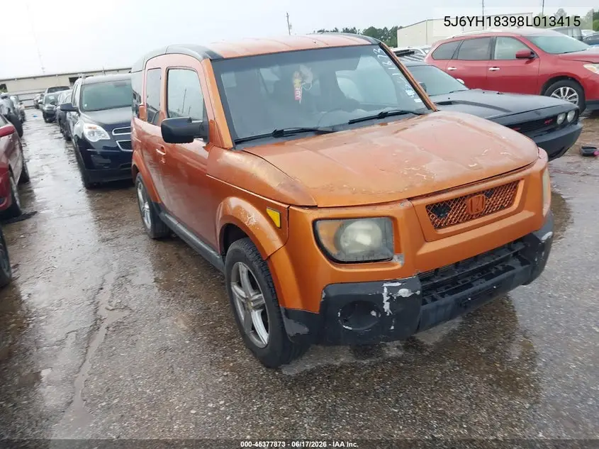 2008 Honda Element Lx VIN: 5J6YH18398L013415 Lot: 45377873