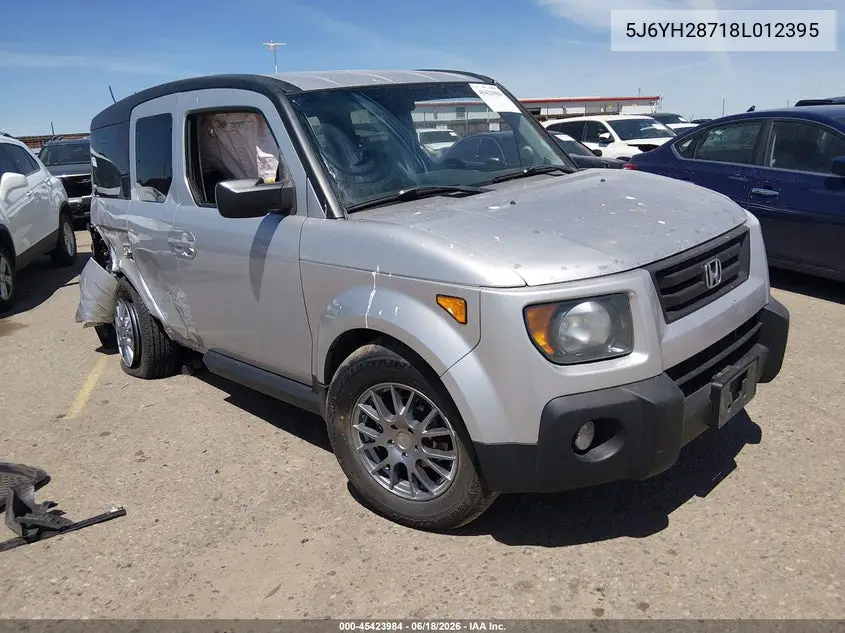 2008 Honda Element Ex VIN: 5J6YH28718L012395 Lot: 45423984
