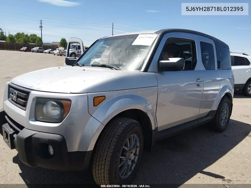2008 Honda Element Ex VIN: 5J6YH28718L012395 Lot: 45423984