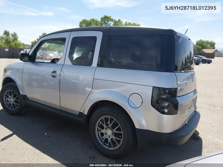 2008 Honda Element Ex VIN: 5J6YH28718L012395 Lot: 45423984