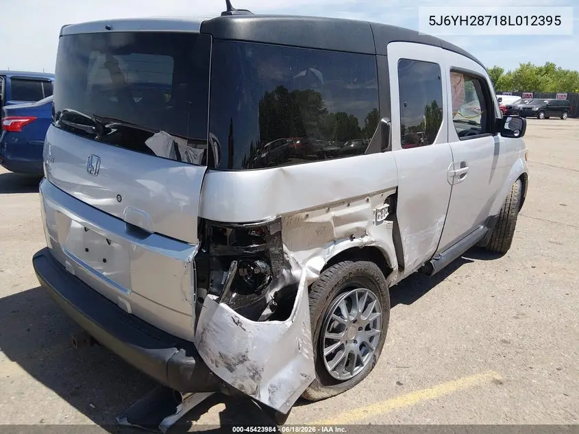 2008 Honda Element Ex VIN: 5J6YH28718L012395 Lot: 45423984