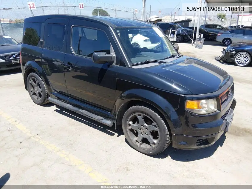 2008 Honda Element Sc VIN: 5J6YH18908L010813 Lot: 45427372