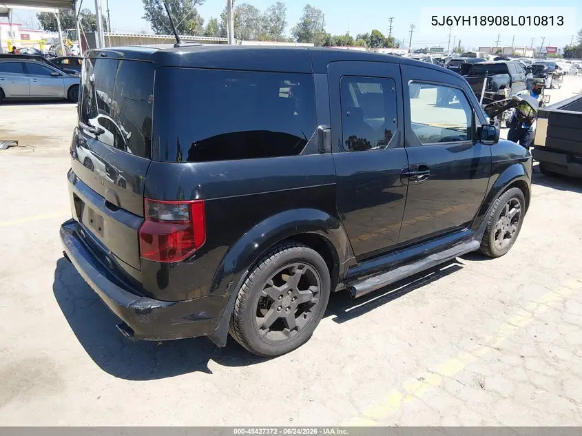 2008 Honda Element Sc VIN: 5J6YH18908L010813 Lot: 45427372