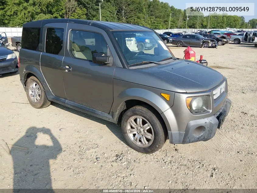 2008 Honda Element Ex VIN: 5J6YH28798L009549 Lot: 45489720