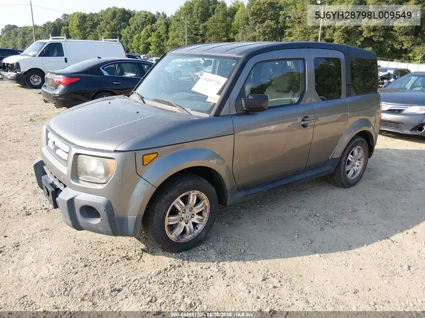 2008 Honda Element Ex VIN: 5J6YH28798L009549 Lot: 45489720