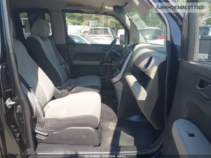 2008 Honda Element Lx VIN: 5J6YH28348L017300 Lot: 45499261
