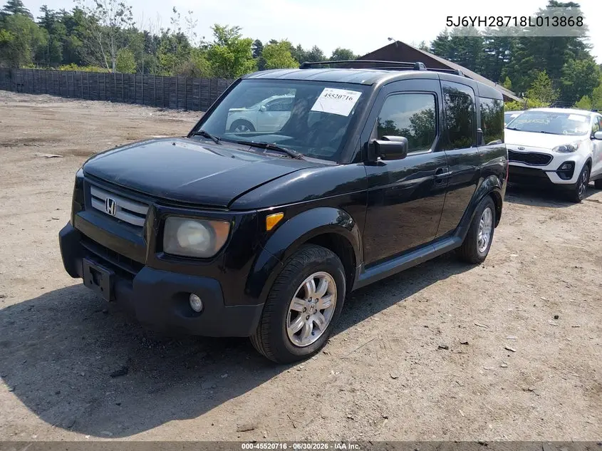 2008 Honda Element Ex VIN: 5J6YH28718L013868 Lot: 45520716
