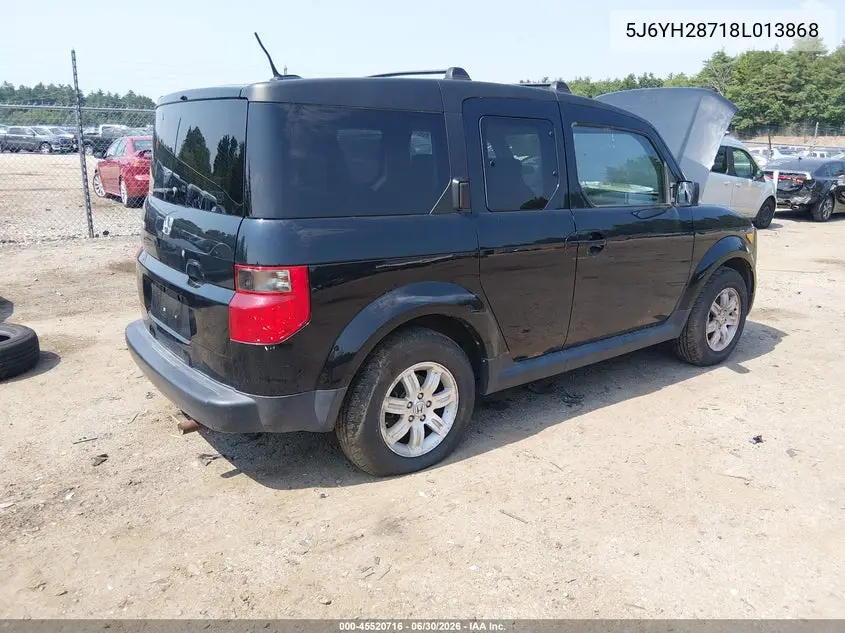 2008 Honda Element Ex VIN: 5J6YH28718L013868 Lot: 45520716
