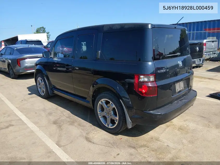 2008 Honda Element Sc VIN: 5J6YH18928L000459 Lot: 45566339