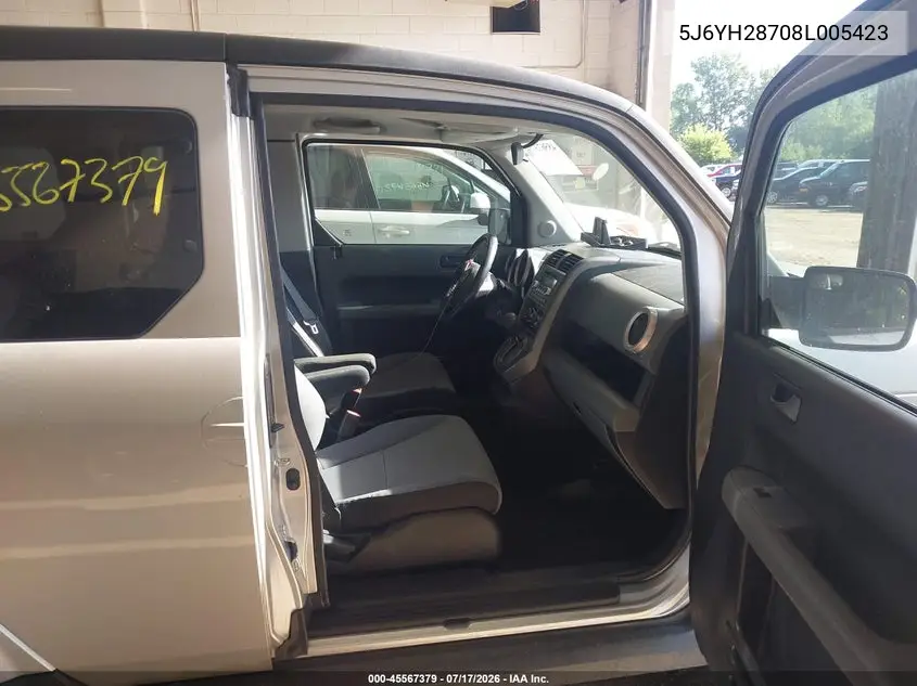 2008 Honda Element Ex VIN: 5J6YH28708L005423 Lot: 45567379