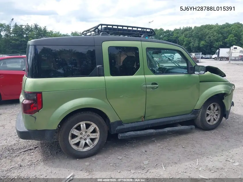 2008 Honda Element Ex VIN: 5J6YH28788L015391 Lot: 45581925